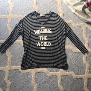Zara Trafaluc Women’s “WEARING THE WORLD” Tee